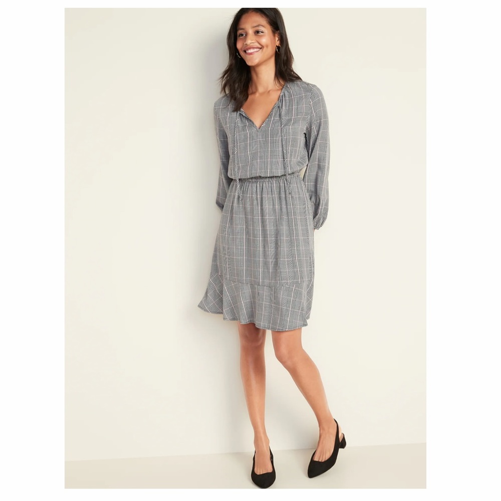 Old Navy plaid dress